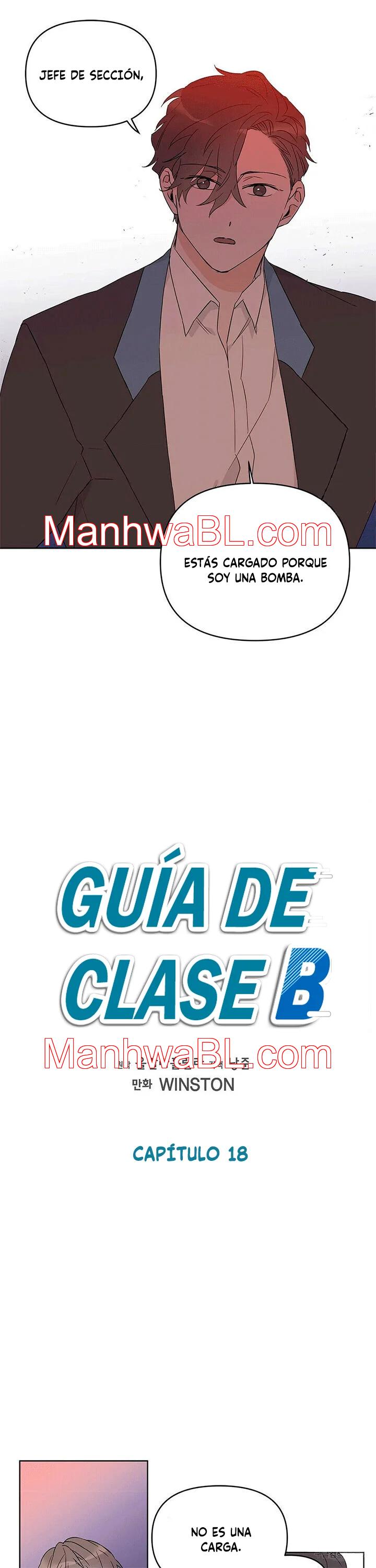 Guía de clase B - Capítulo 18 manhwa