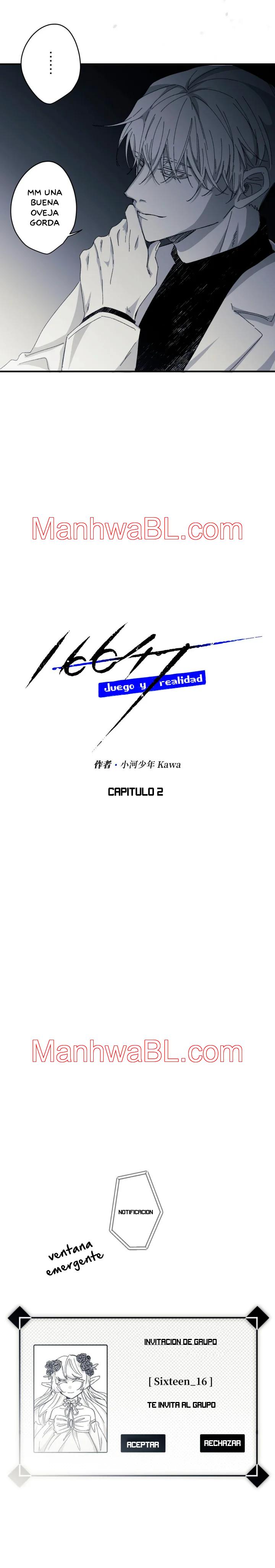 16647: Juego y Realidad - Capítulo 2 manhwa