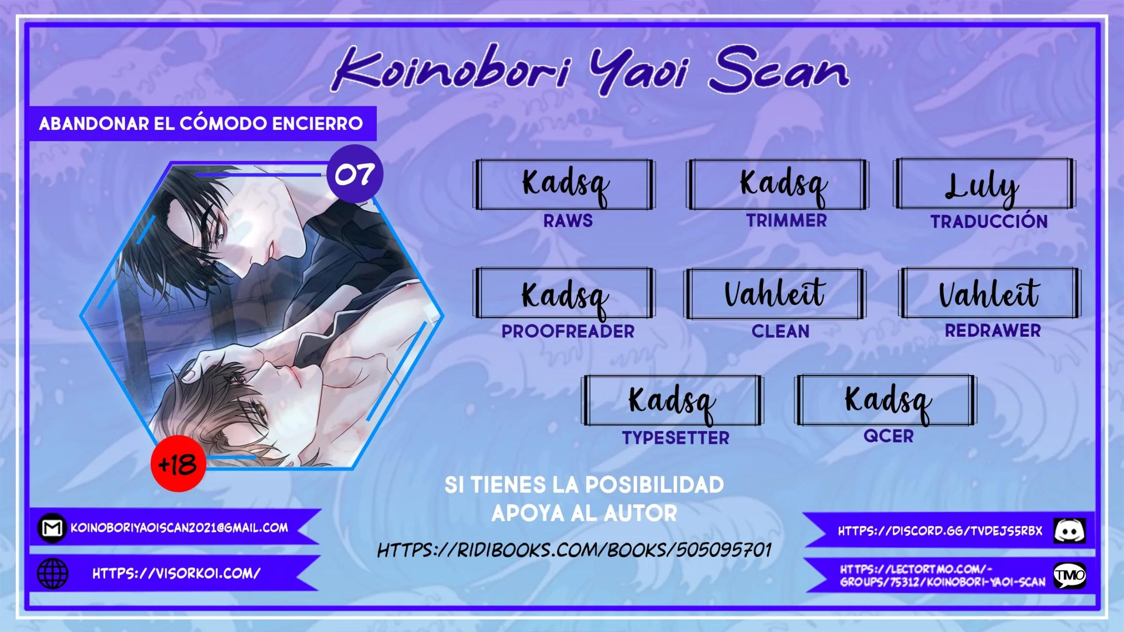 Abandonar el cómodo encierro - Capítulo 7 manhwa