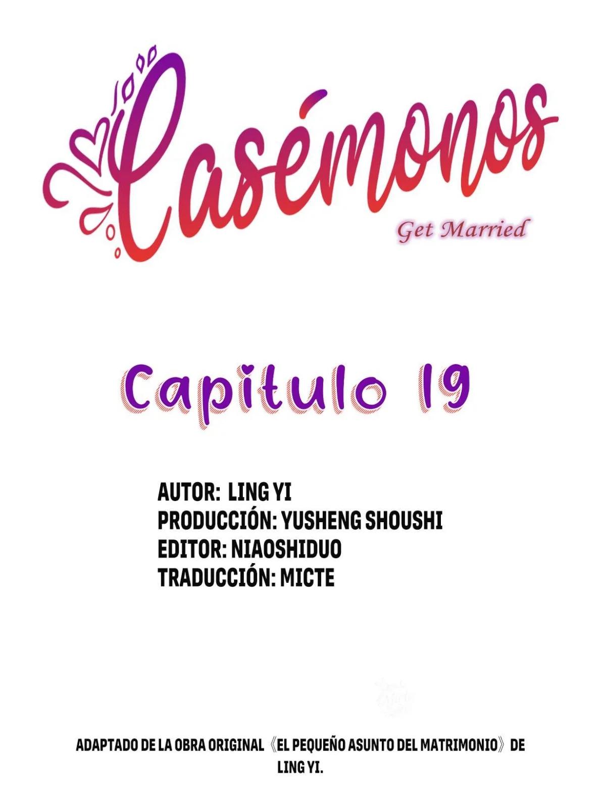 Casémonos - Capítulo 19 manhwa