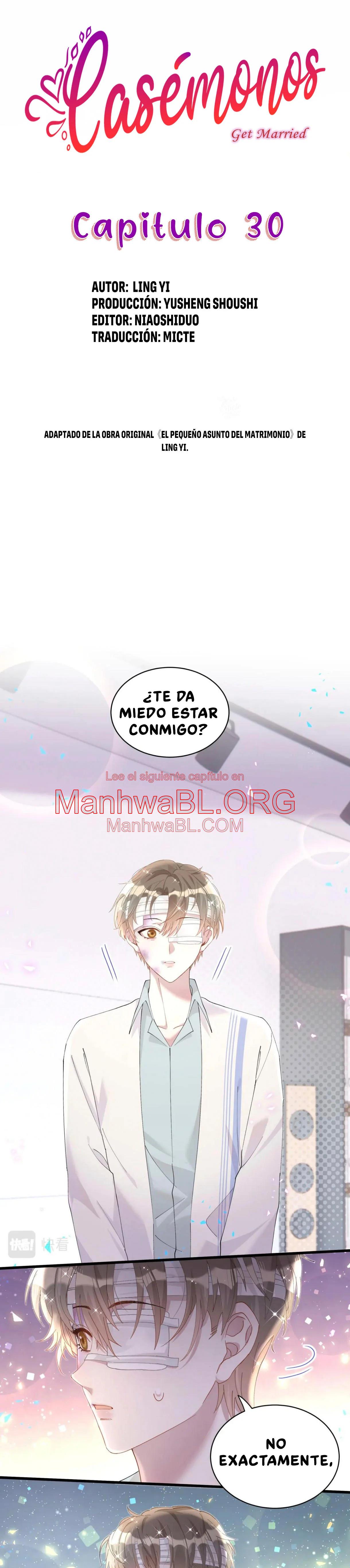 Casémonos - Capítulo 30 manhwa