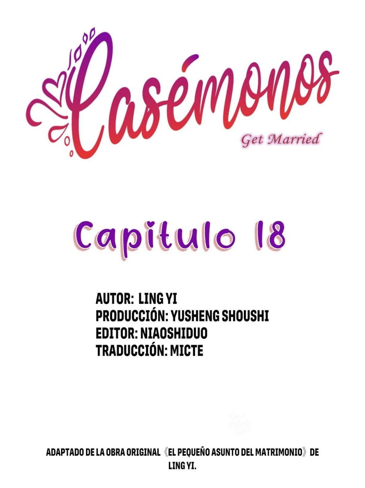 Casémonos - Capítulo 18 manhwa