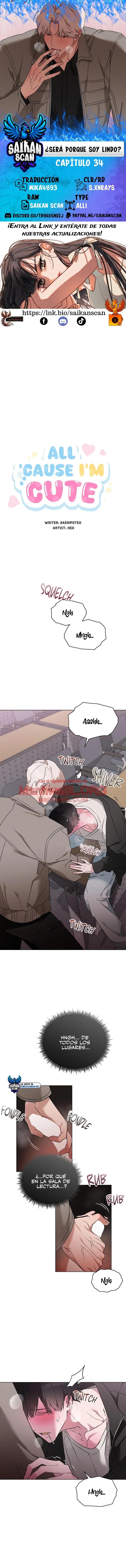 ¿Es porque soy lindo? - Capítulo 34 manhwa