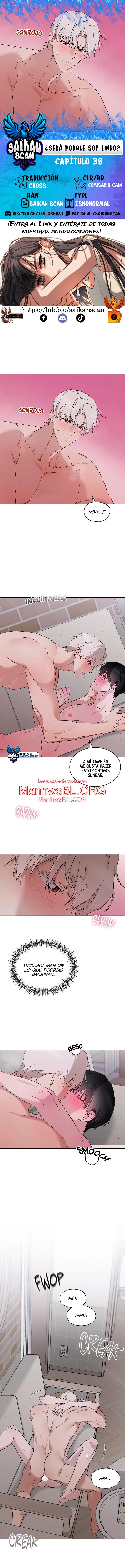 ¿Es porque soy lindo? - Capítulo 38 manhwa