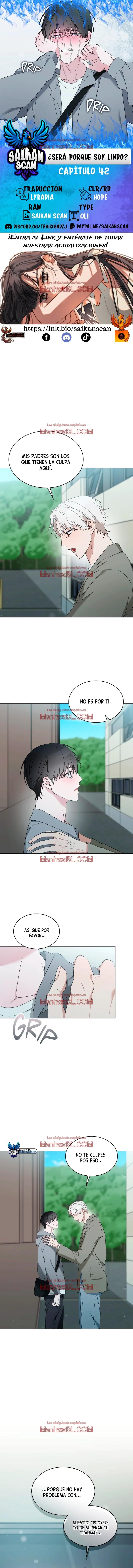 ¿Es porque soy lindo? - Capítulo 42 manhwa