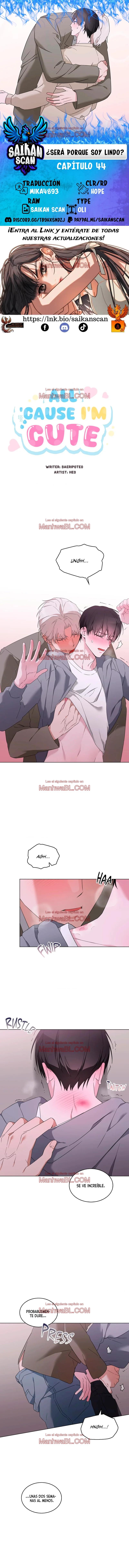 ¿Es porque soy lindo? - Capítulo 44 manhwa