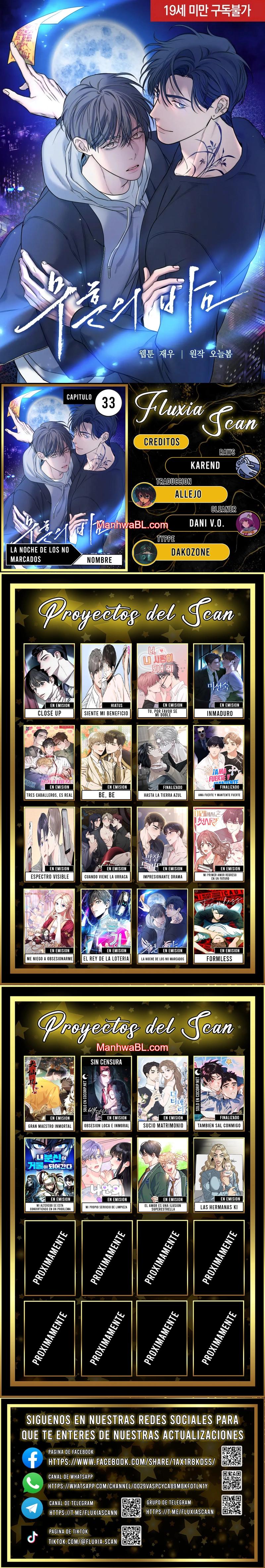 La noche de los no marcados - Capítulo 33 manhwa