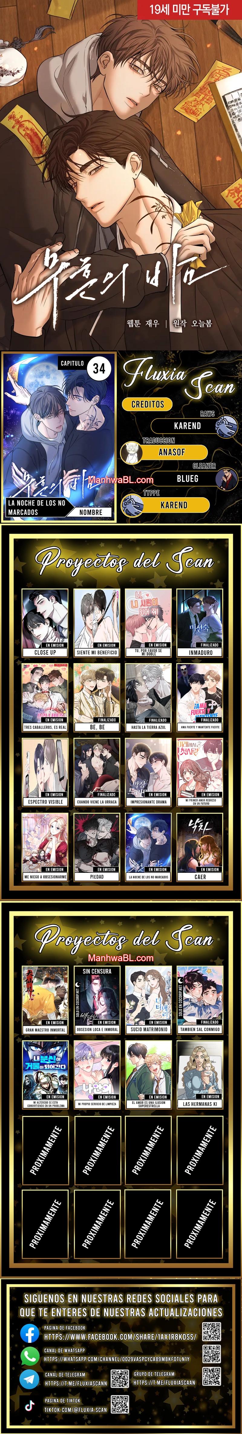 La noche de los no marcados - Capítulo 34 manhwa
