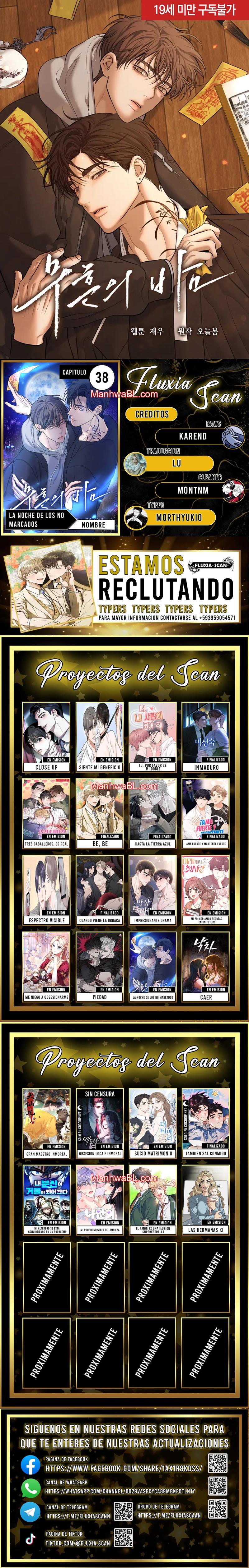 La noche de los no marcados - Capítulo 38 manhwa