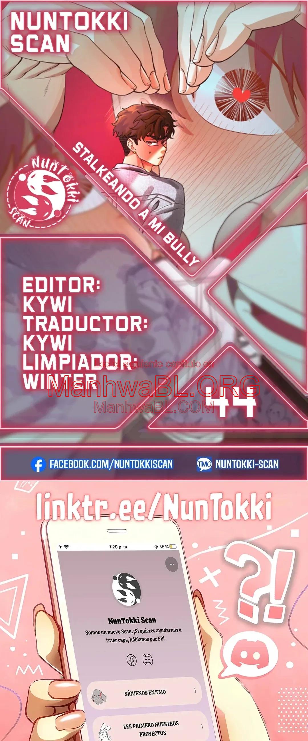 Stalkeando A Mi Bully - Capítulo 44 manhwa