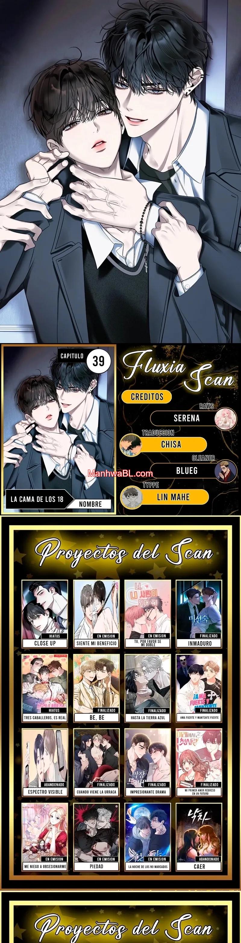 La Cama De Los Dieciocho - Capítulo 39 manhwa