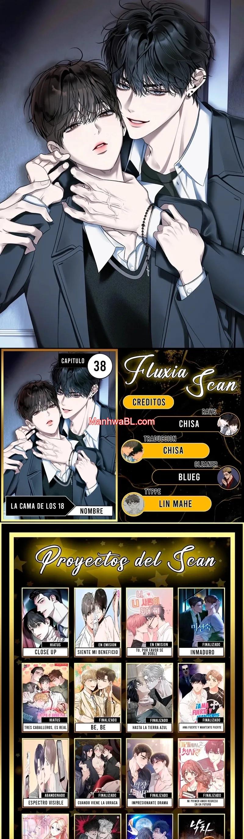 La Cama De Los Dieciocho - Capítulo 38 manhwa