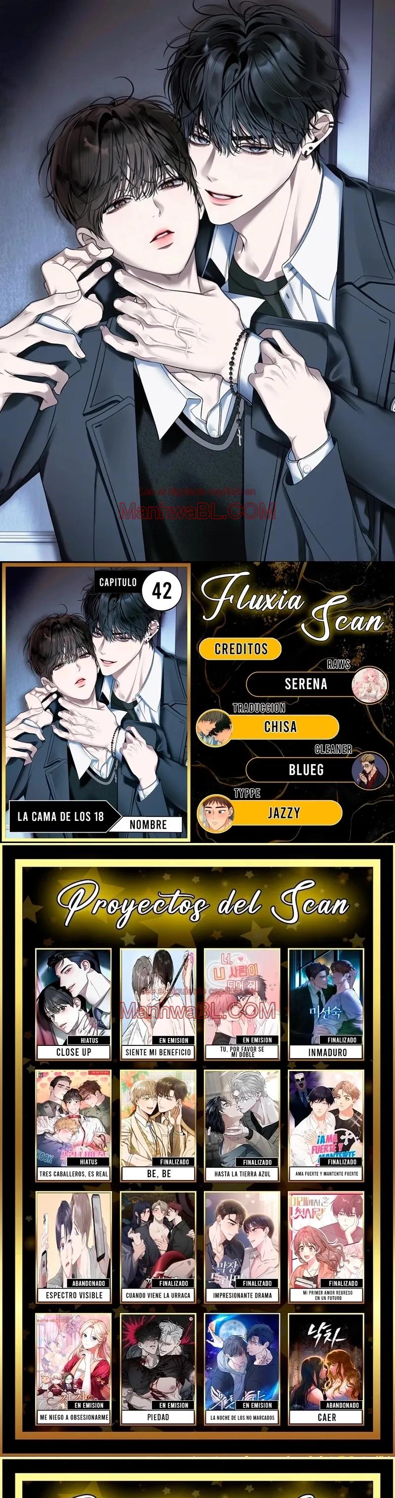 La Cama De Los Dieciocho - Capítulo 42 manhwa