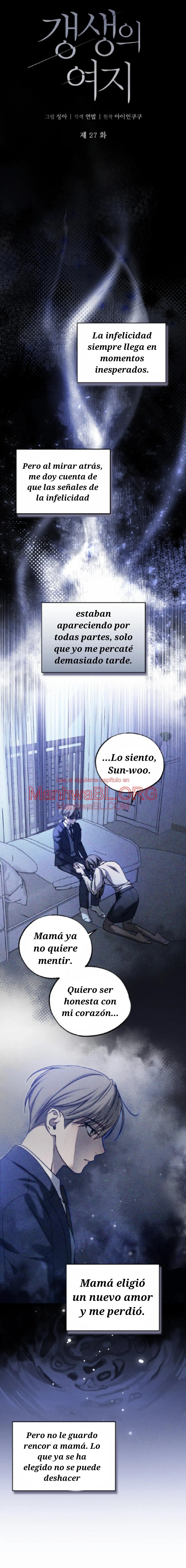 Espacio de rehabilitación - Capítulo 27 manhwa