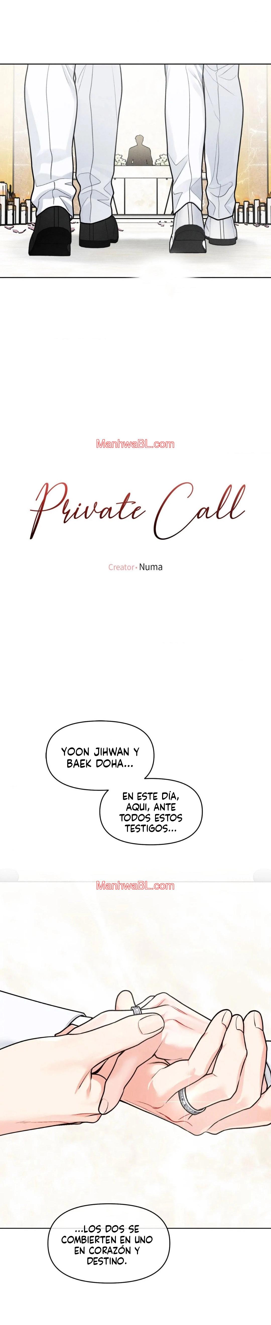 Llamada privada - Capítulo 32 manhwa