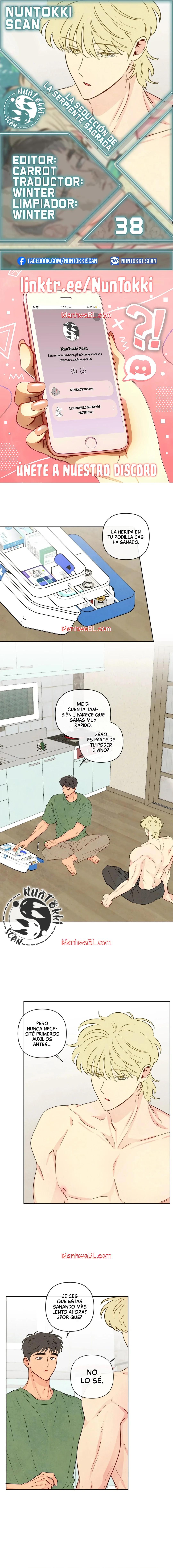La seducción de la serpiente sagrada - Capítulo 38 manhwa