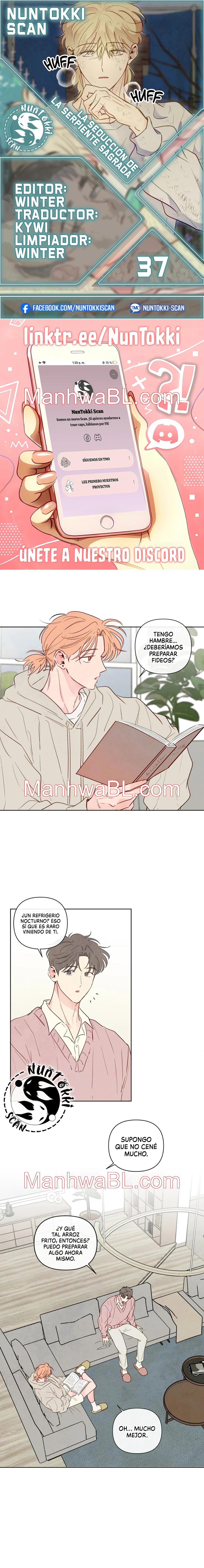 La seducción de la serpiente sagrada - Capítulo 37 manhwa