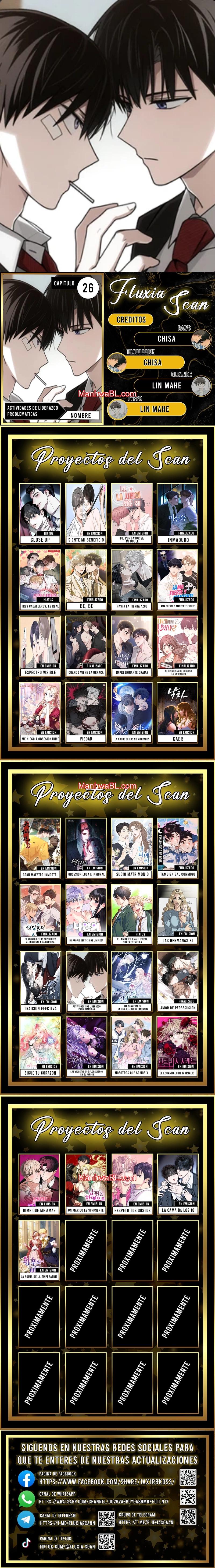 Actividades de liderazgo problemáticas - Capítulo 26 manhwa