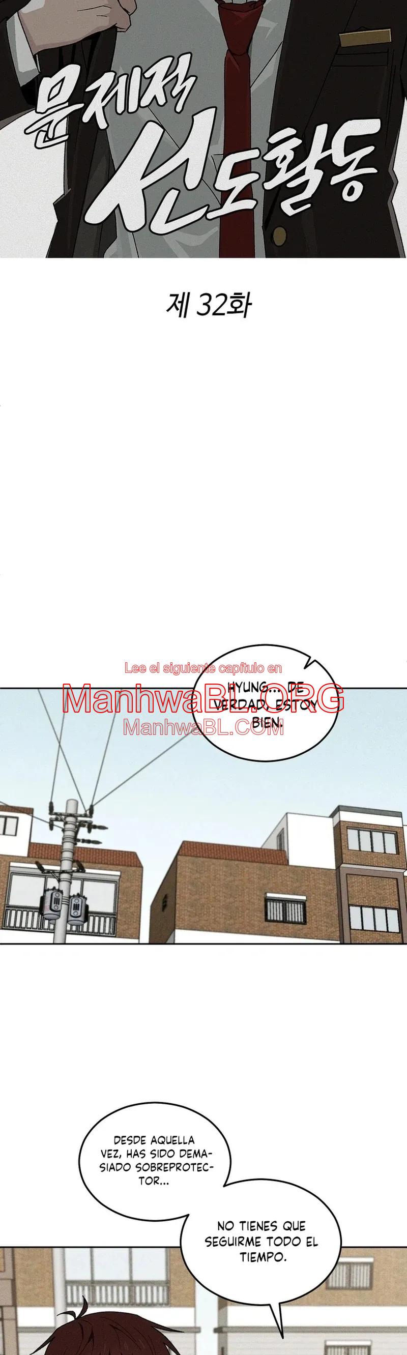 Actividades de liderazgo problemáticas - Capítulo 32 manhwa