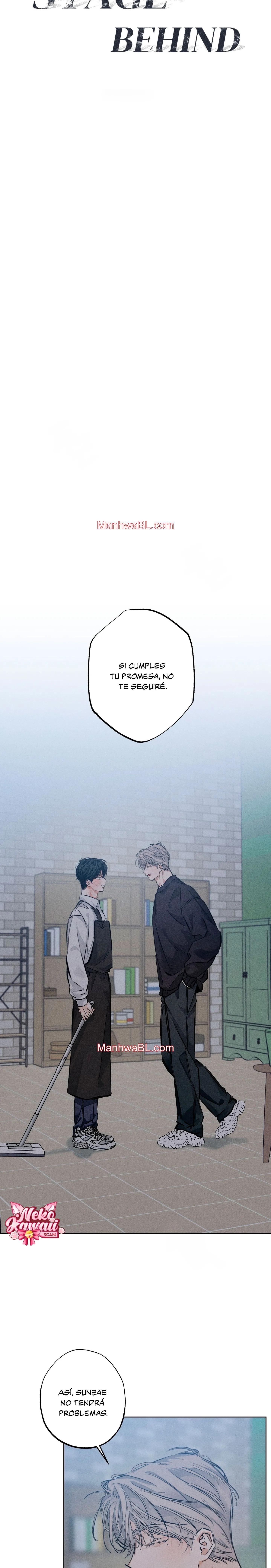 Detras del escenario - Capítulo 16 manhwa
