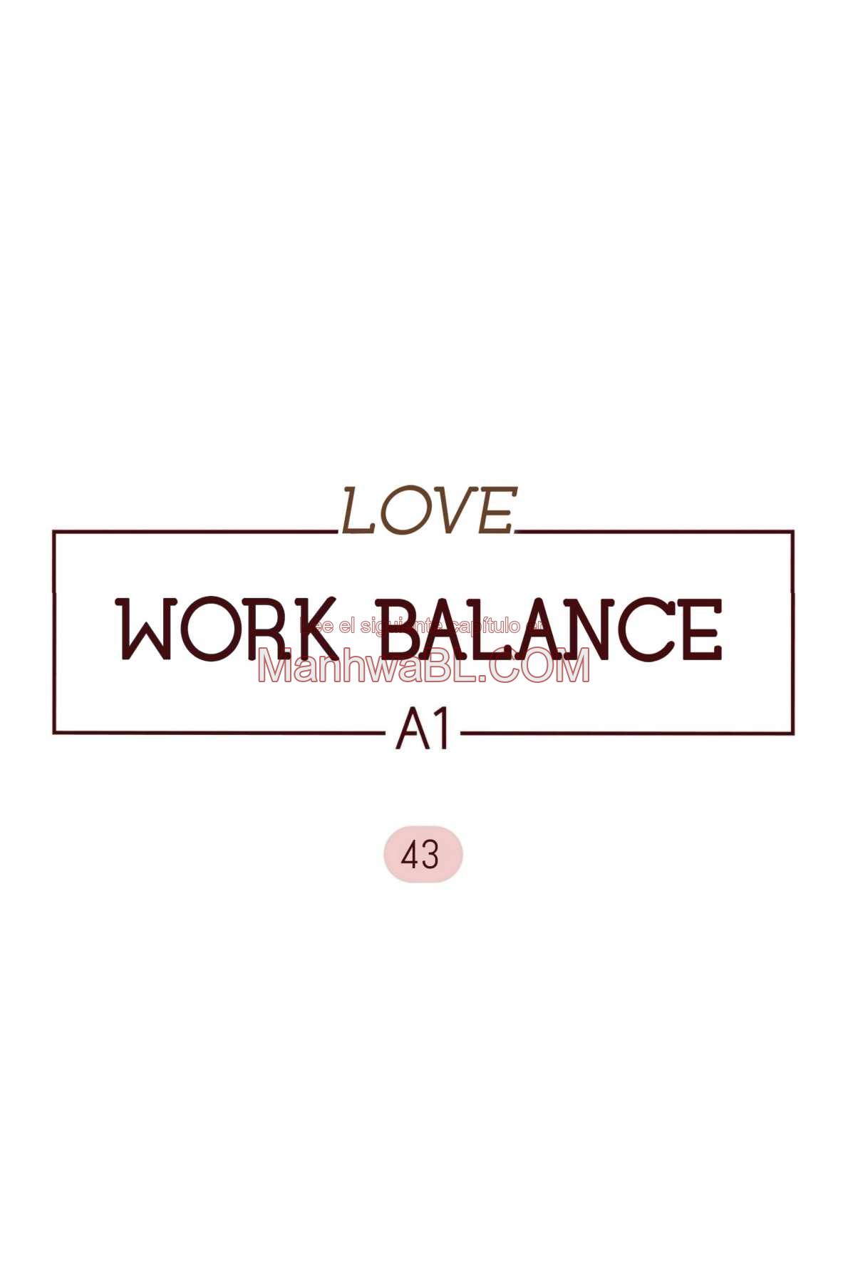 Work Love Balance - Capítulo 43 manhwa