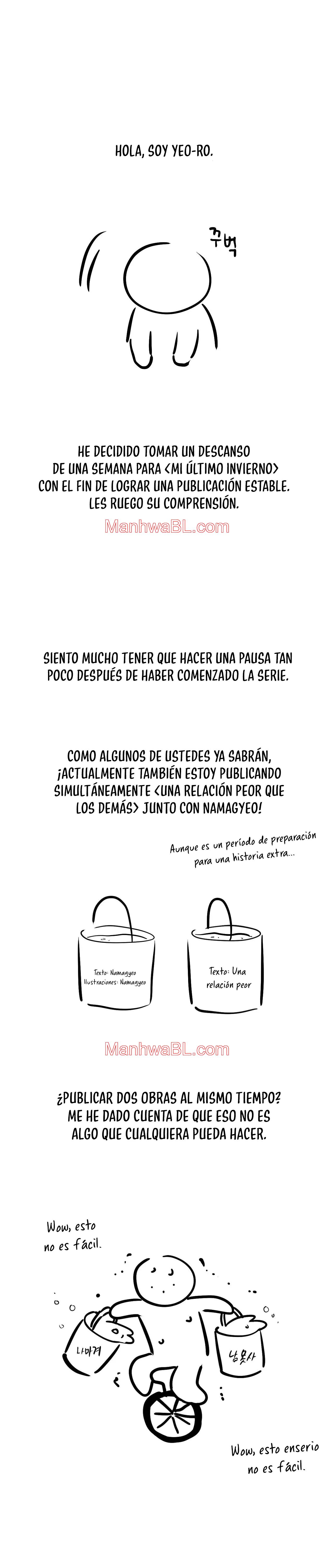 Mi último invierno - Capítulo 14.5 manhwa