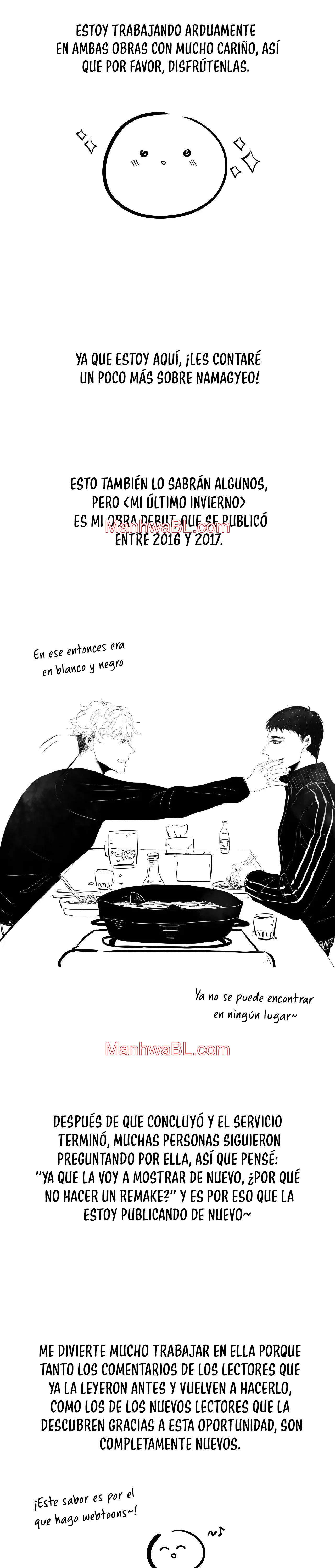 Mi último invierno - Capítulo 14.5 manhwa