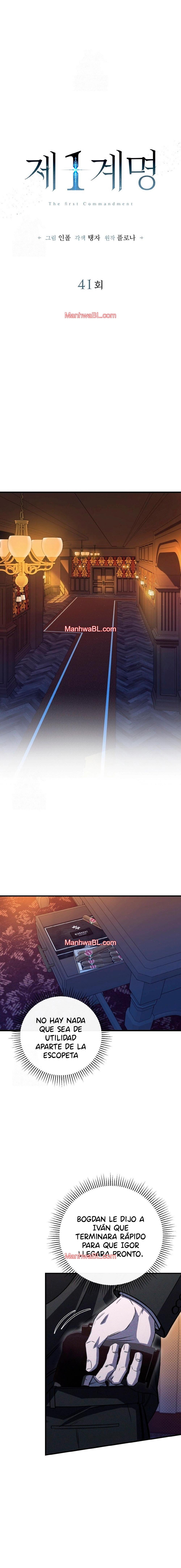 Primer Mandamiento - Capítulo 41 manhwa