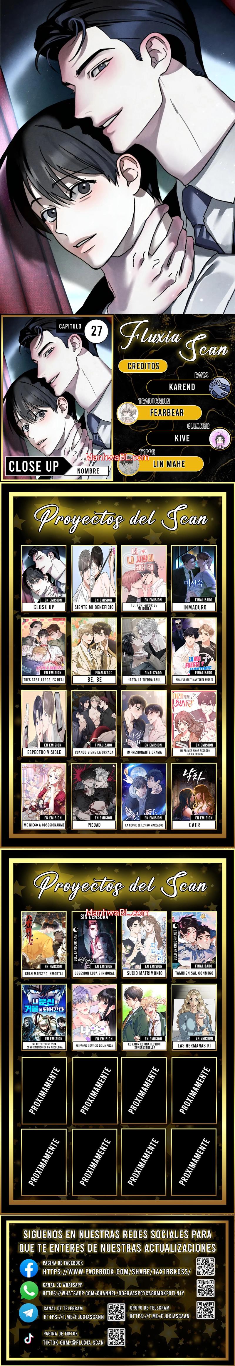 Close up - Capítulo 27 manhwa