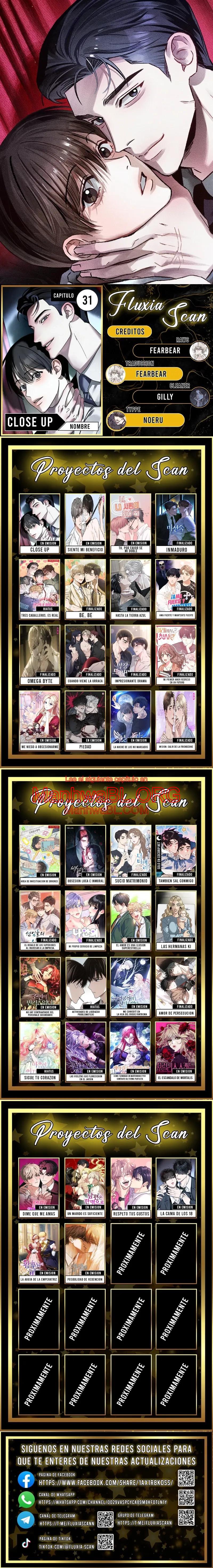 Close up - Capítulo 31 manhwa