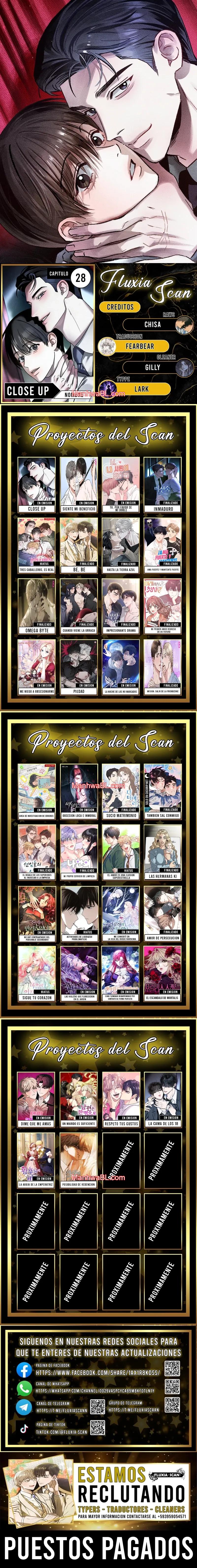 Close up - Capítulo 28 manhwa