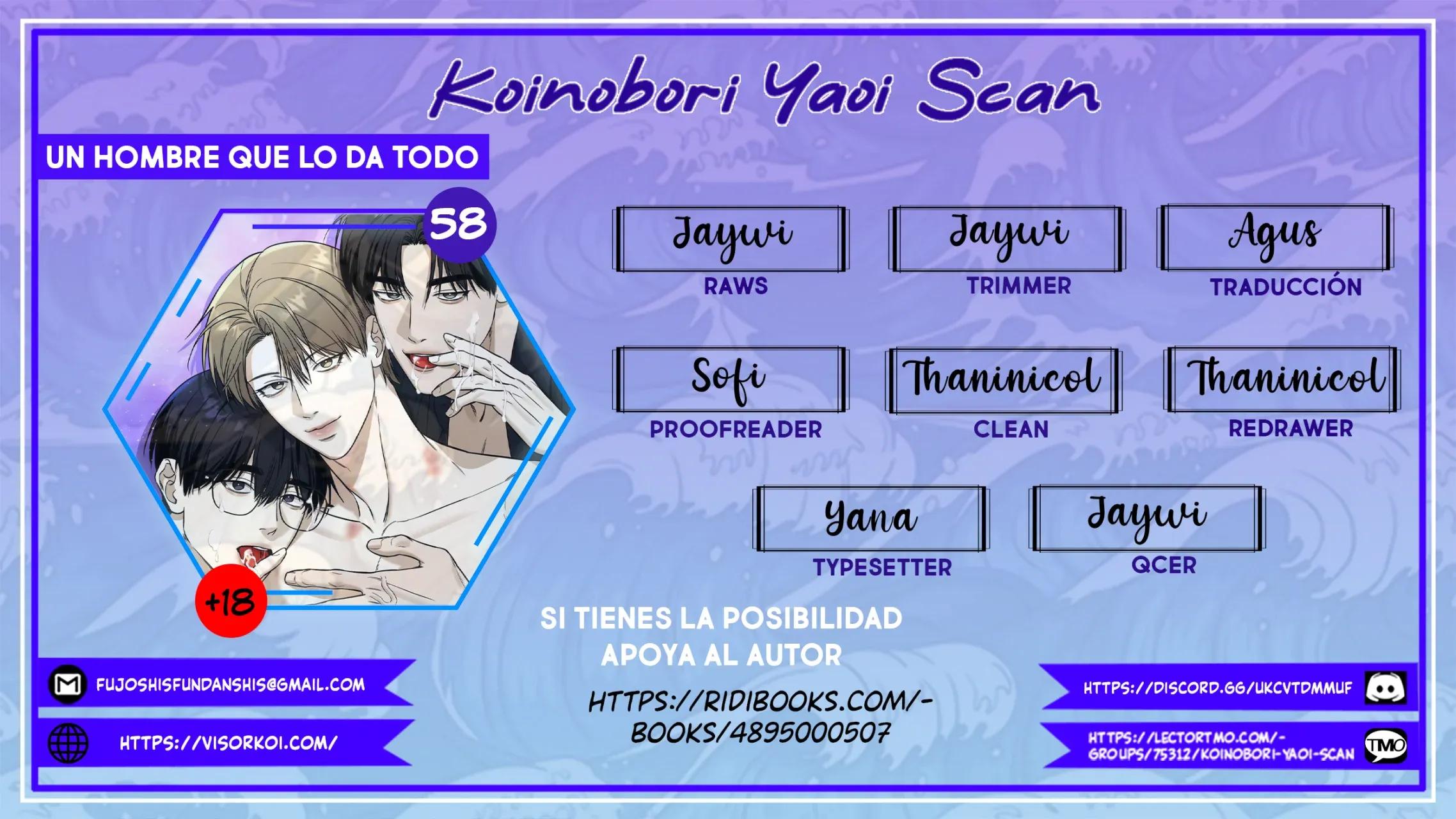 Un hombre que lo da todo - Capítulo 58 manhwa