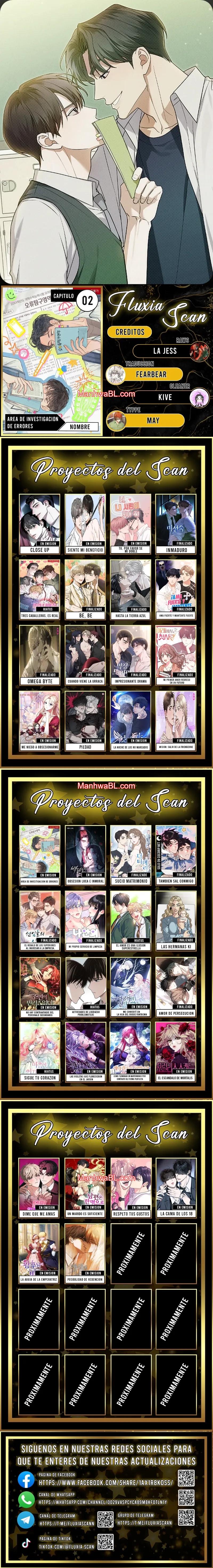 Área de investigación de errores - Capítulo 2 manhwa