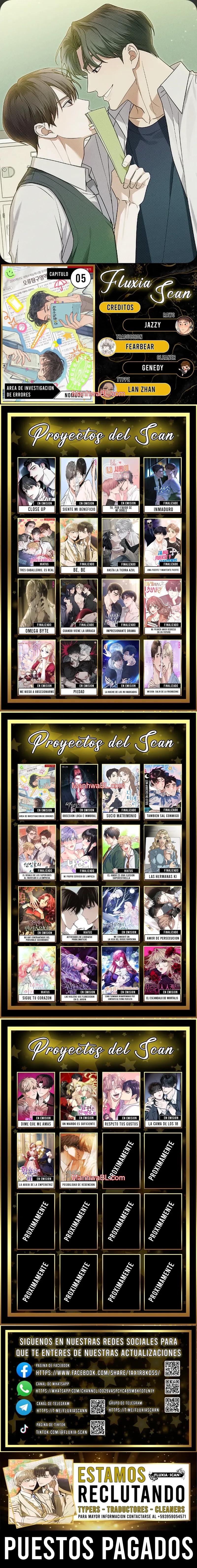 Área de investigación de errores - Capítulo 5 manhwa