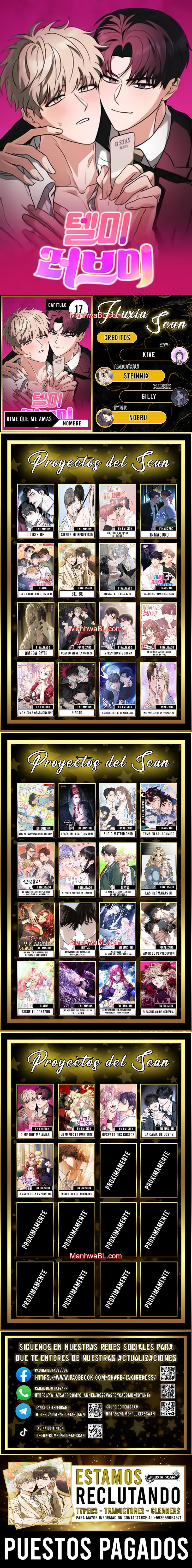 Dime que me amas - Capítulo 17 manhwa