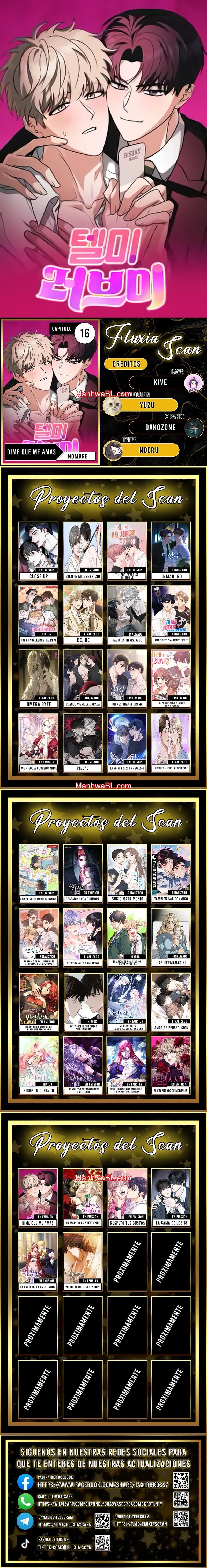 Dime que me amas - Capítulo 16 manhwa