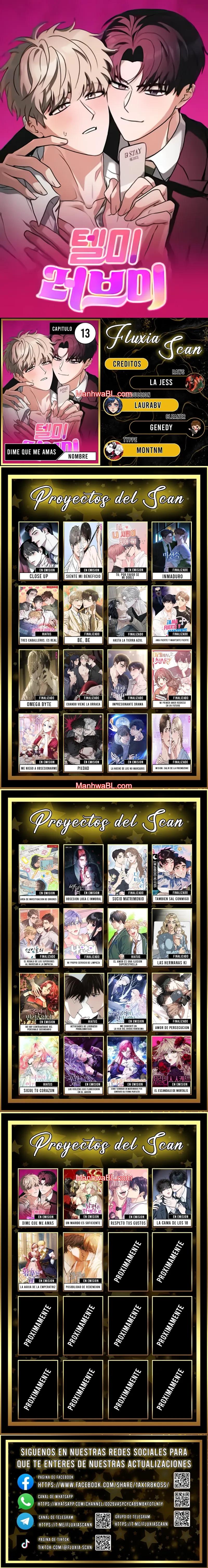 Dime que me amas - Capítulo 13 manhwa