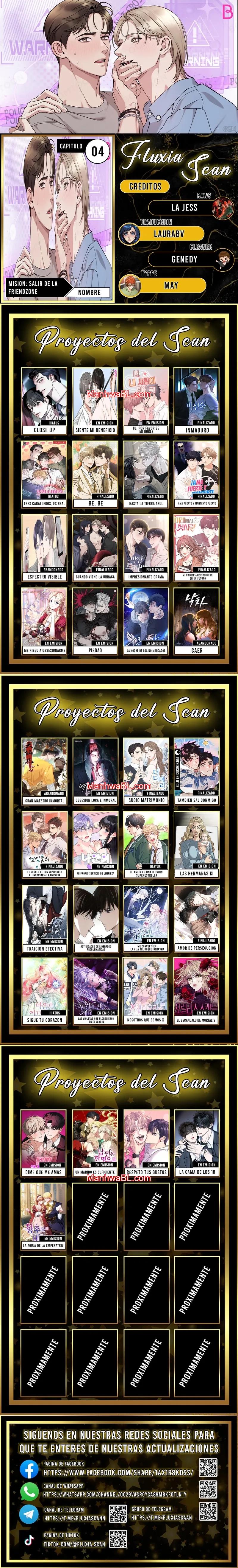 ¡Misión: Salir de la friendzone! - Capítulo 4 manhwa