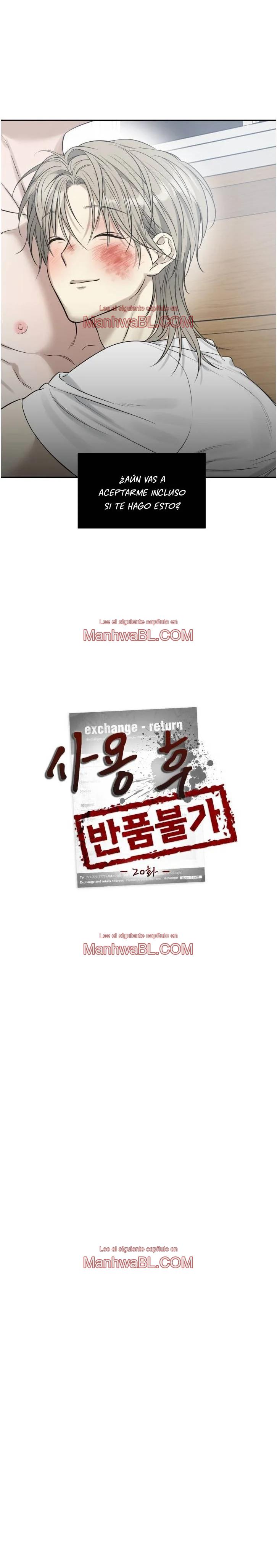 No hay devoluciones después de su uso - Capítulo 20 3 manhwa