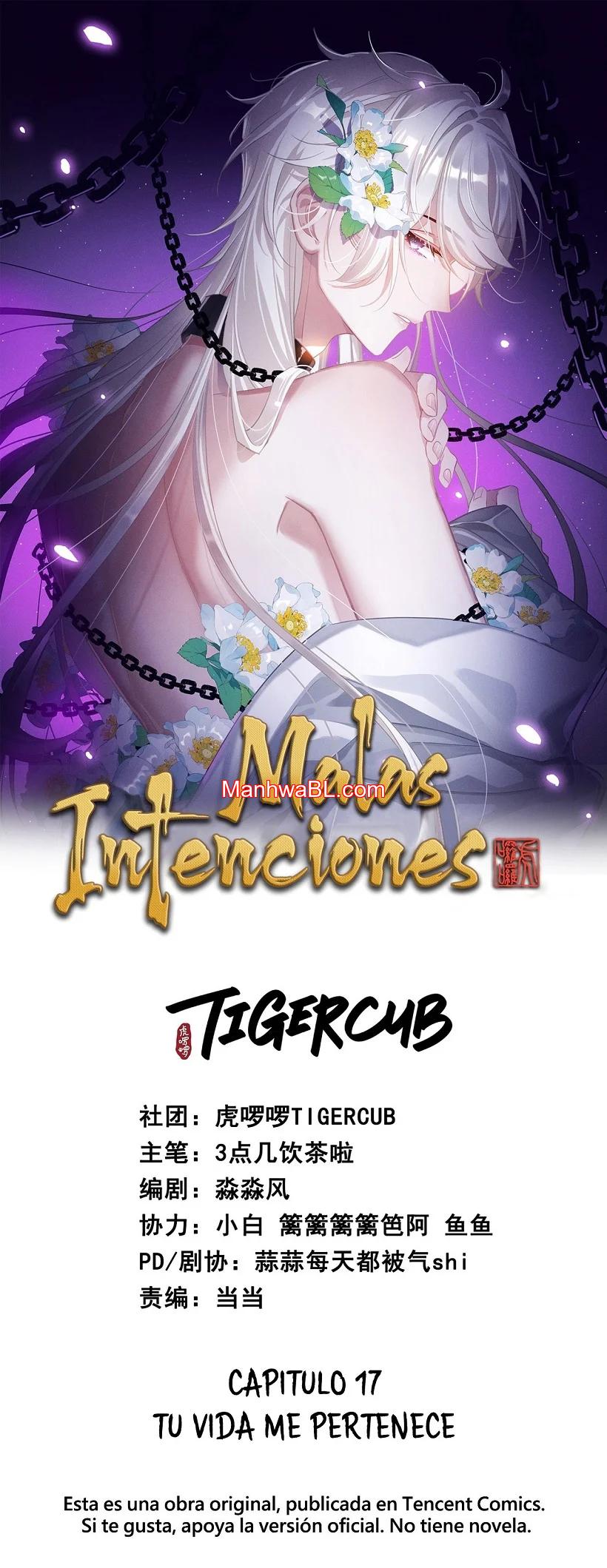 Malas intenciones - Capítulo 17 manhwa