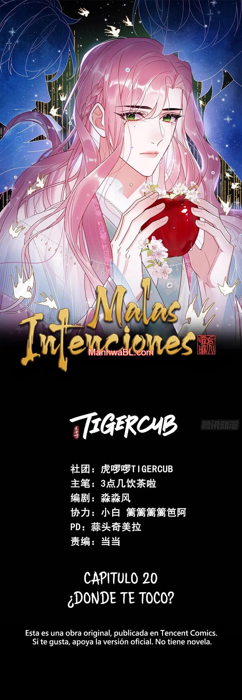 Malas intenciones - Capítulo 20 manhwa