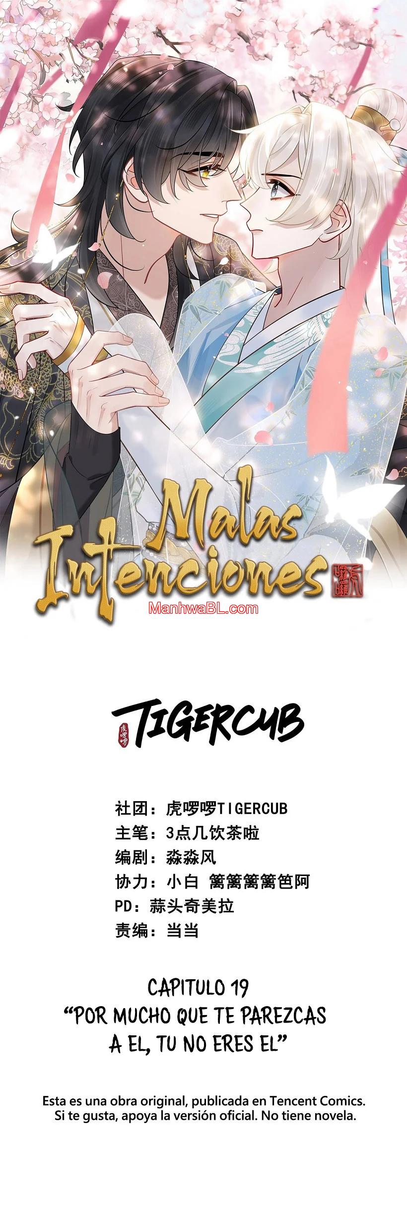 Malas intenciones - Capítulo 19 manhwa