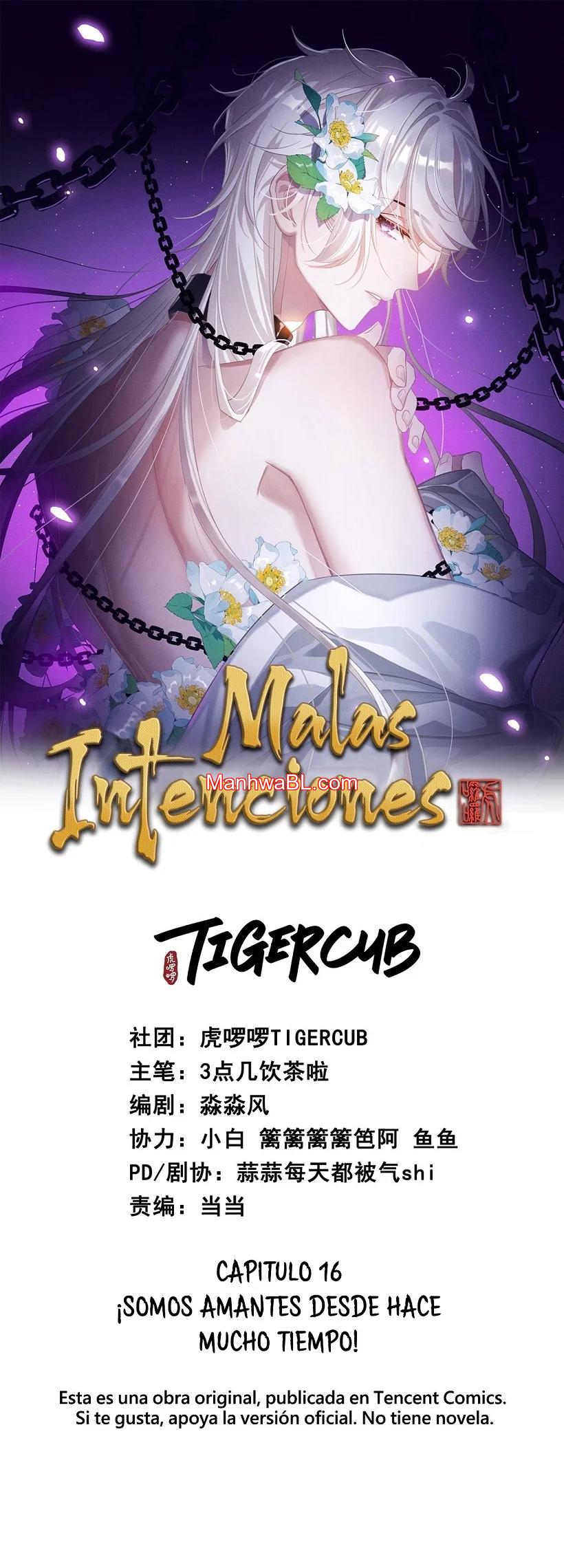 Malas intenciones - Capítulo 16 manhwa