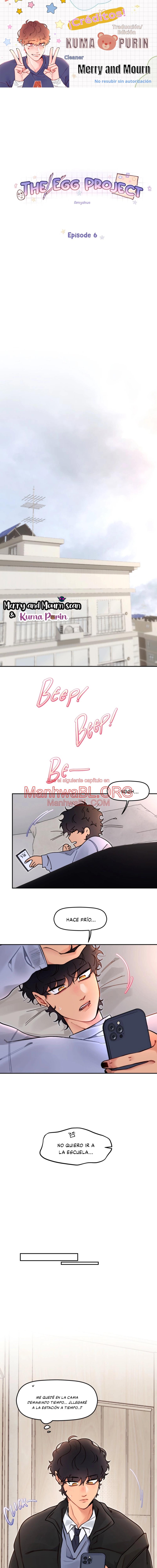 El Proyecto del Huevo - Capítulo 6 manhwa