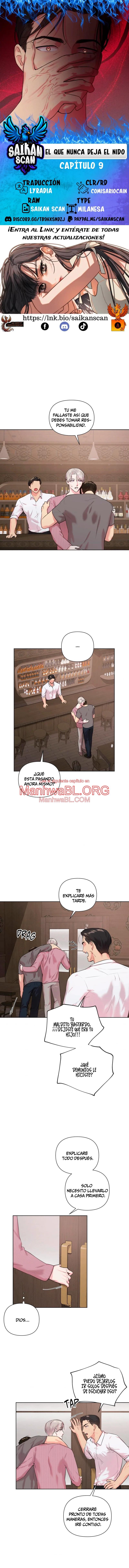 El que nunca deja el nido - Capítulo 9 manhwa