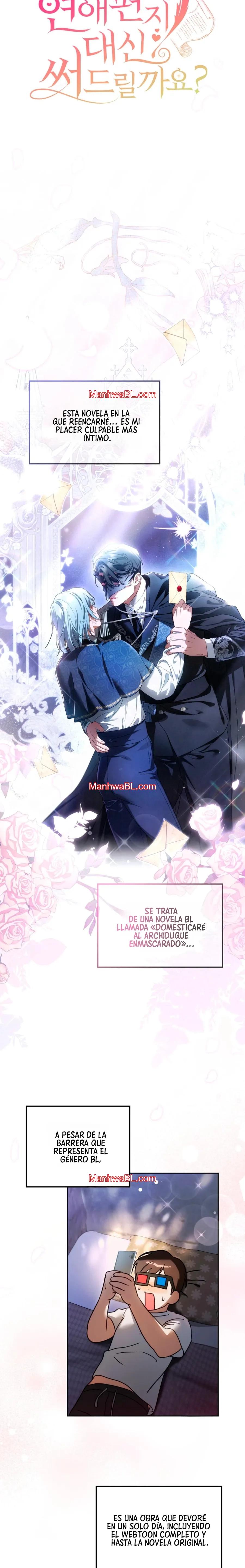 Quieres que te escriba una carta de amor - Capítulo 1 manhwa