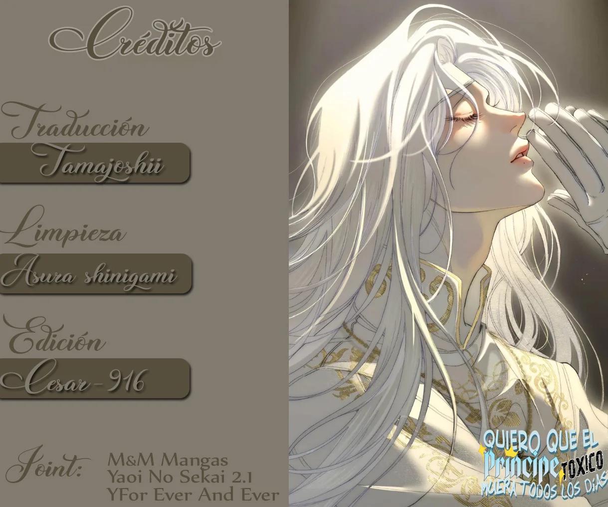 Quiero que el príncipe tóxico muera todos los días - Capítulo 0 manhwa