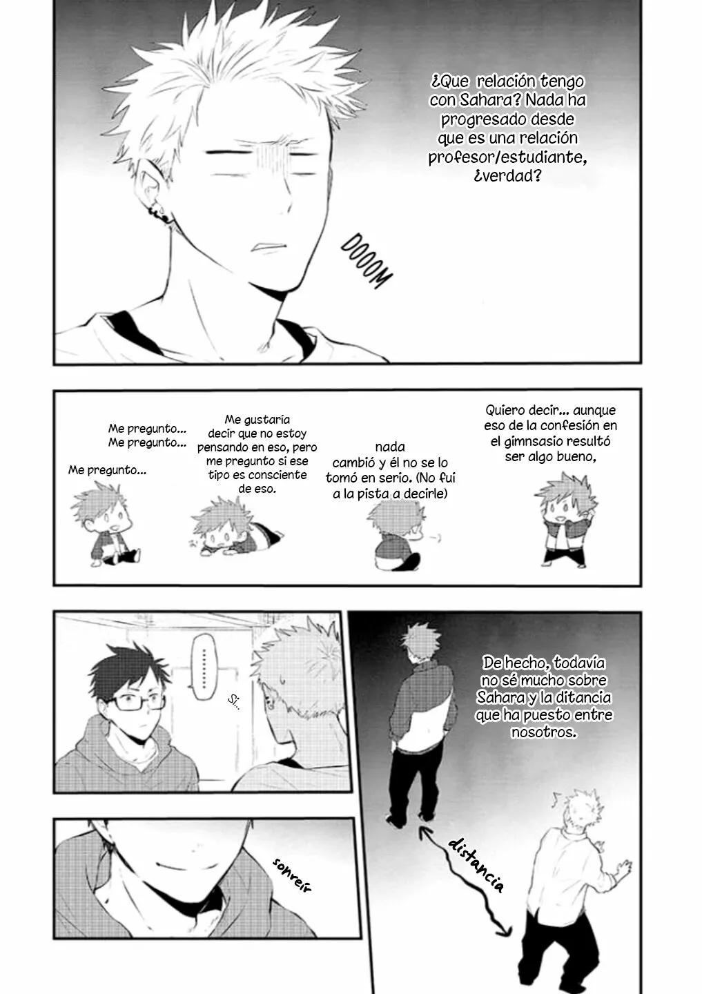 Sahara-sensei to Toki-kun - Capítulo 8 manhwa