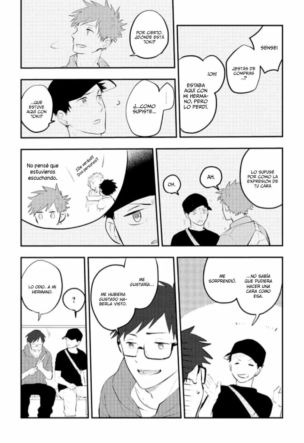 Sahara-sensei to Toki-kun - Capítulo 8 manhwa