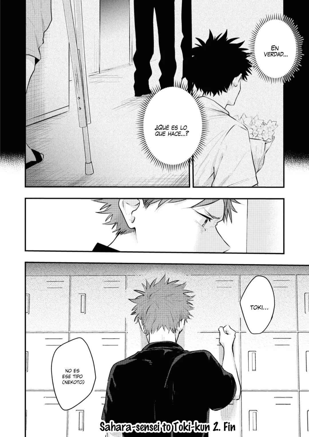 Sahara-sensei to Toki-kun - Capítulo 13 manhwa